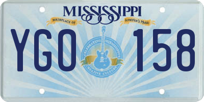 MS license plate YGO158