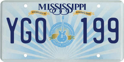 MS license plate YGO199