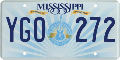 MS license plate YGO272