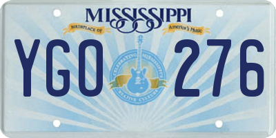 MS license plate YGO276