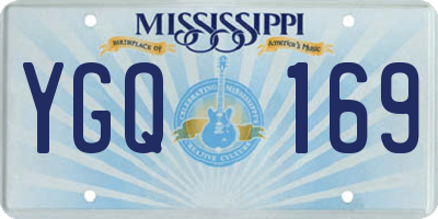 MS license plate YGQ169