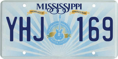 MS license plate YHJ169