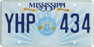 MS license plate YHP434