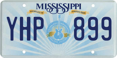 MS license plate YHP899
