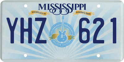 MS license plate YHZ621