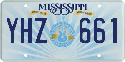 MS license plate YHZ661