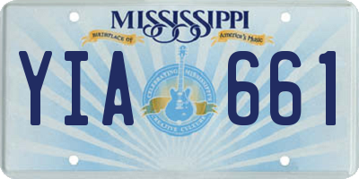 MS license plate YIA661