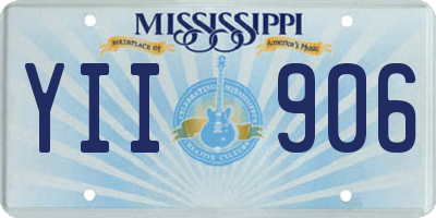 MS license plate YII906