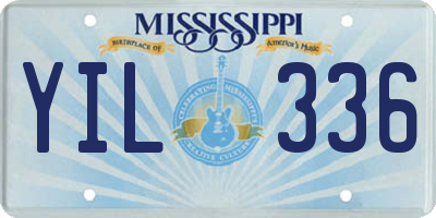 MS license plate YIL336