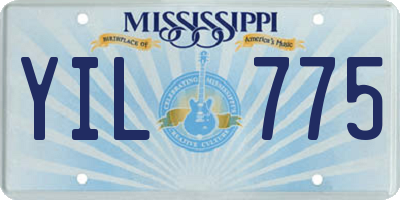 MS license plate YIL775