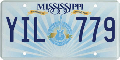 MS license plate YIL779