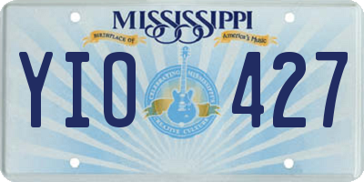 MS license plate YIO427