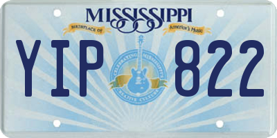 MS license plate YIP822