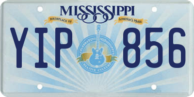 MS license plate YIP856