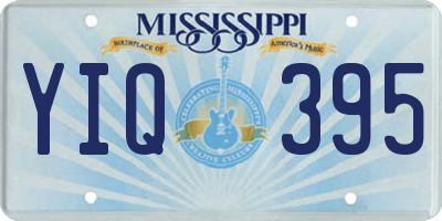 MS license plate YIQ395
