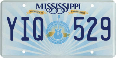 MS license plate YIQ529