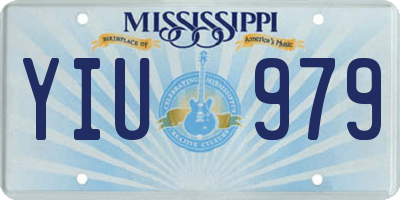 MS license plate YIU979