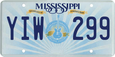 MS license plate YIW299