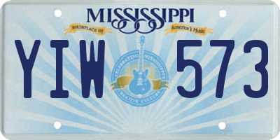 MS license plate YIW573