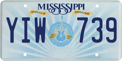 MS license plate YIW739