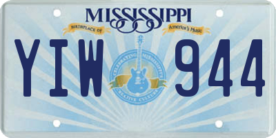 MS license plate YIW944