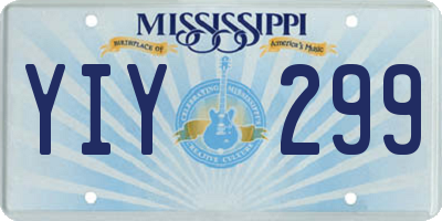 MS license plate YIY299