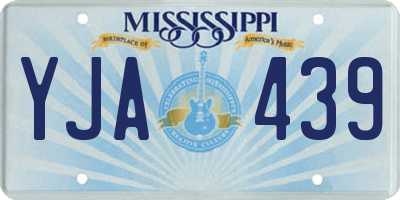 MS license plate YJA439