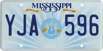 MS license plate YJA596
