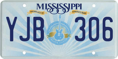 MS license plate YJB306