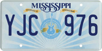 MS license plate YJC976