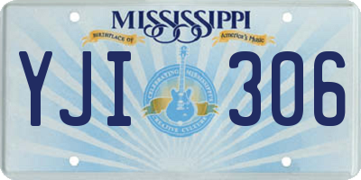 MS license plate YJI306
