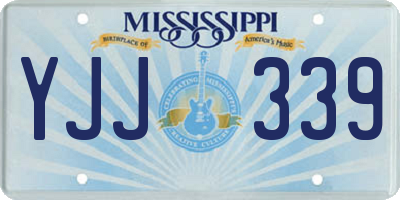 MS license plate YJJ339