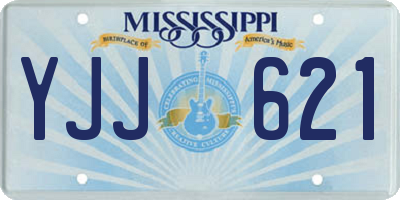 MS license plate YJJ621