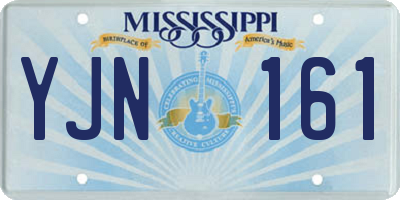 MS license plate YJN161