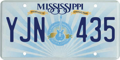 MS license plate YJN435