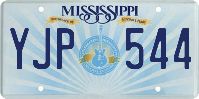 MS license plate YJP544
