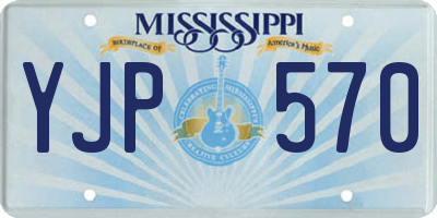 MS license plate YJP570
