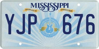MS license plate YJP676
