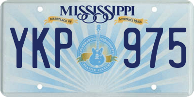 MS license plate YKP975