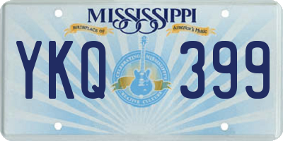 MS license plate YKQ399
