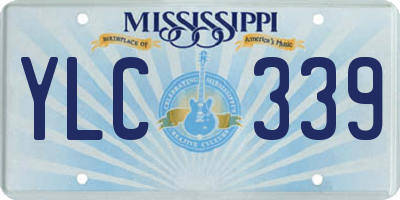 MS license plate YLC339
