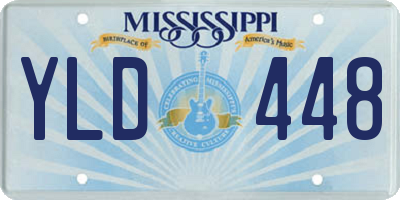 MS license plate YLD448