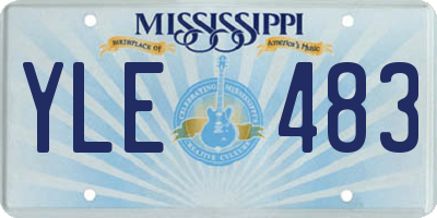 MS license plate YLE483