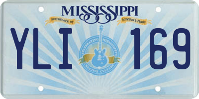 MS license plate YLI169