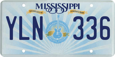 MS license plate YLN336