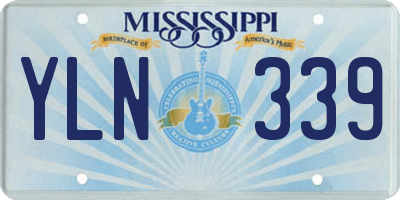 MS license plate YLN339