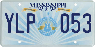 MS license plate YLP053