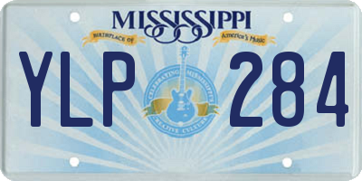 MS license plate YLP284