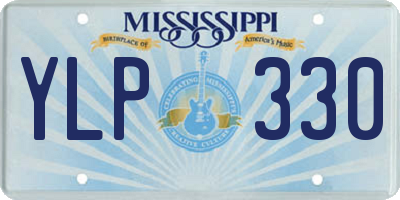 MS license plate YLP330