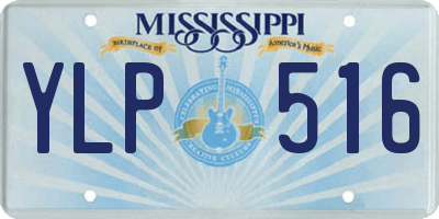 MS license plate YLP516